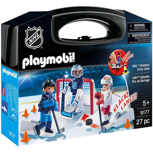 Playmobil NHL Shootout Carry Case 9177 (for Kids 5 & up) -