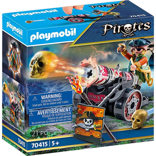 Playmobil Pirates - Pirate with Cannon 70415 (for Kids 5