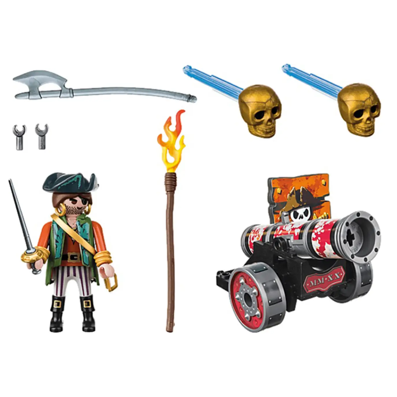 Playmobil Pirates - Pirate with Cannon 70415 (for Kids 5