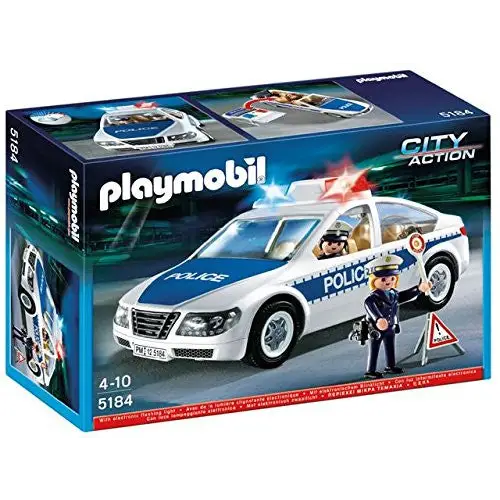 PLAYMOBIL Police Car with Flashing Light - toys