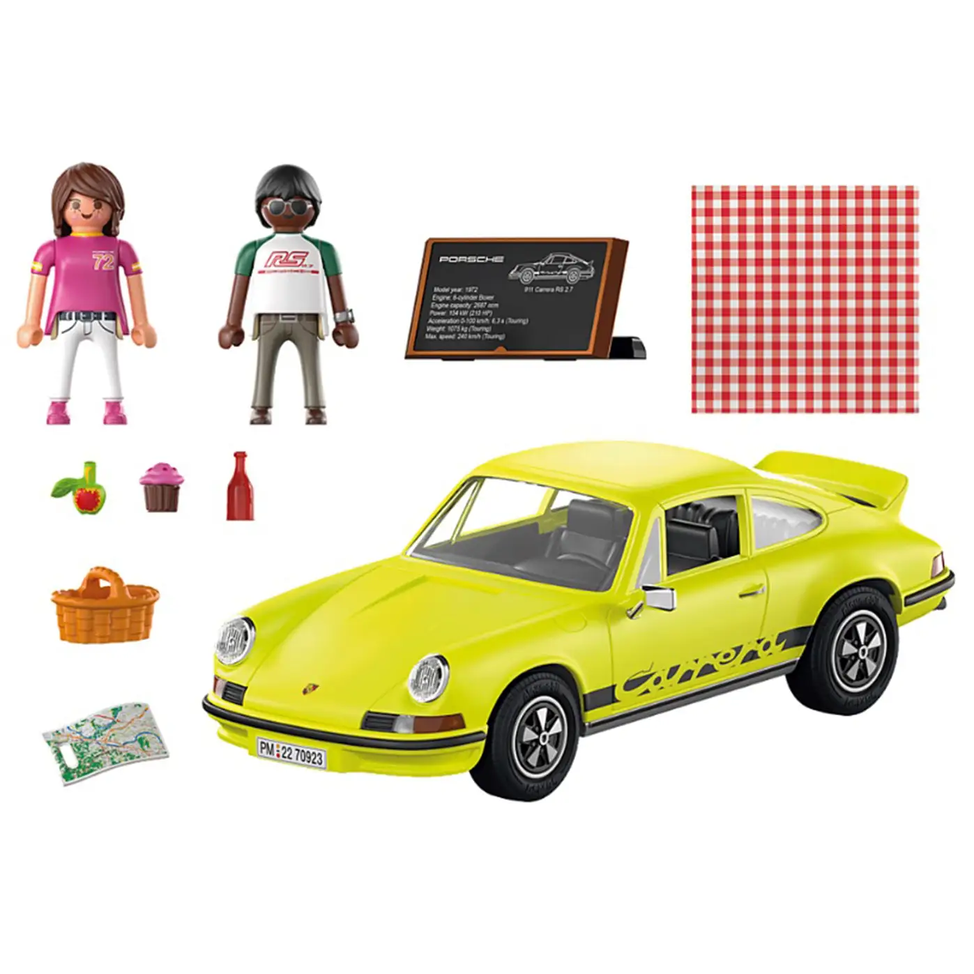 Playmobil Porsche 911 Carrera RS 2.7 70923 (for Kids 5 Years Old and Up)