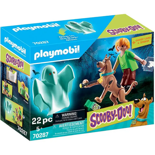 Playmobil SCOOBY-DOO! Scooby & Shaggy with Ghost 70287 (for