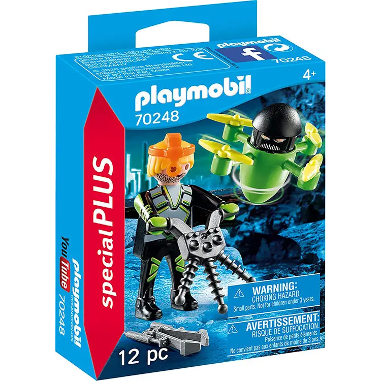 Playmobil Special Plus Agent with Drone 70248 (for Kids 4