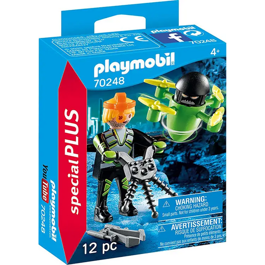 Playmobil Special Plus Agent with Drone 70248 (for Kids 4