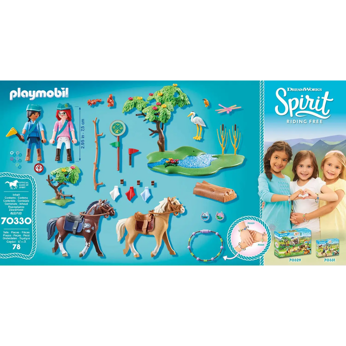 Playmobil Spirit - River Challenge 70330 (for Kids 4 yrs old