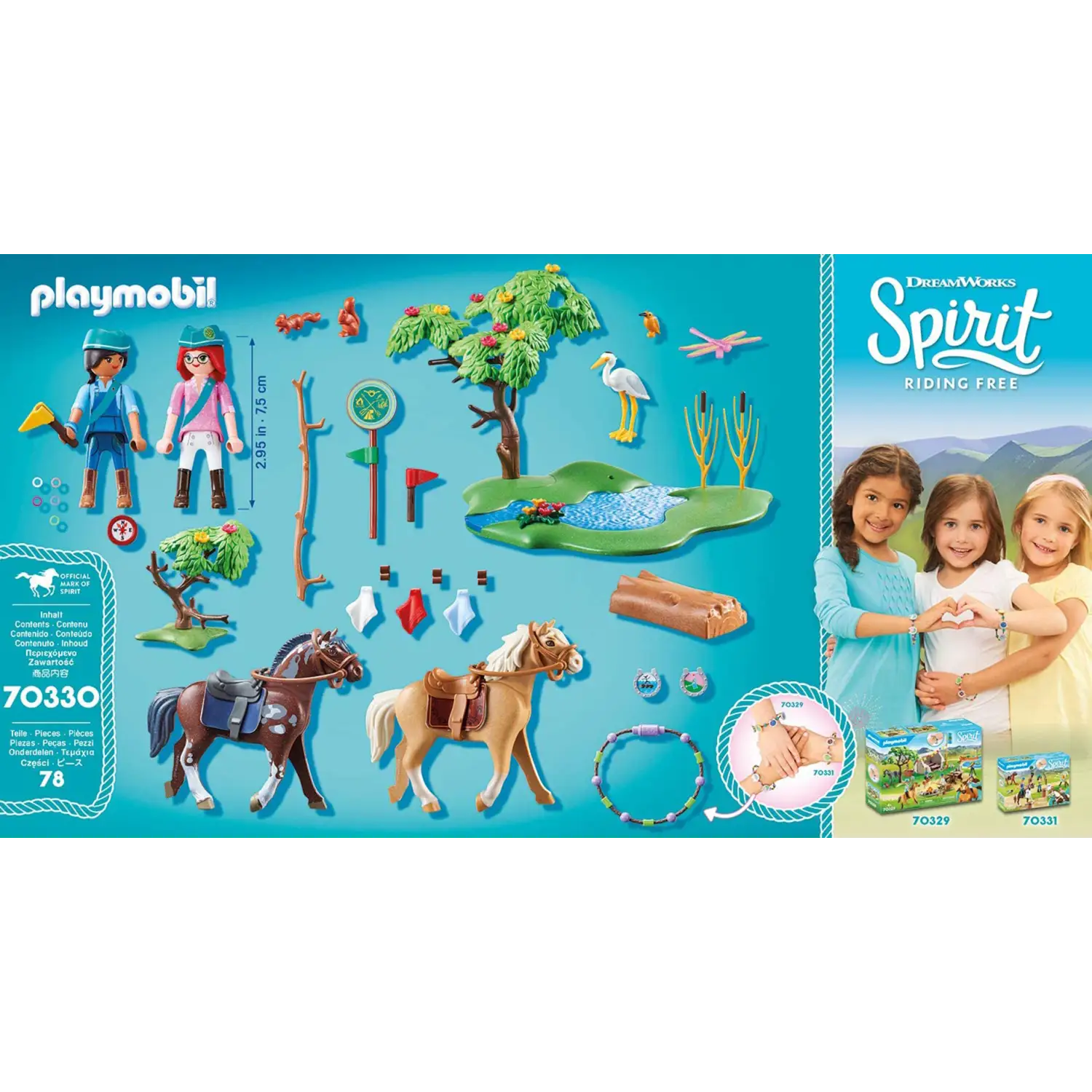 Playmobil Spirit - River Challenge 70330 (for Kids 4 yrs old