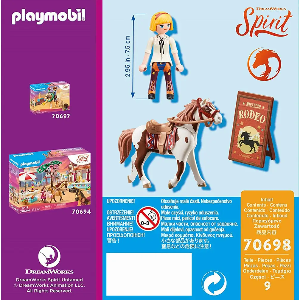 Playmobil Spirit Untamed - Rodeo Abigail 70698 (for kids 4