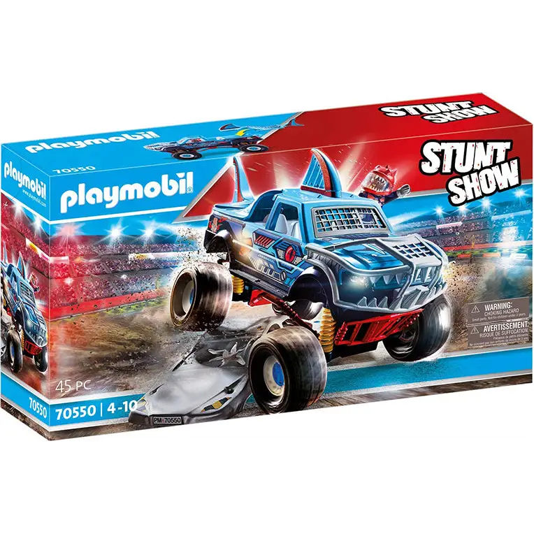 Playmobil Stuntshow - Shark Monster Truck 70550 (for kids 4