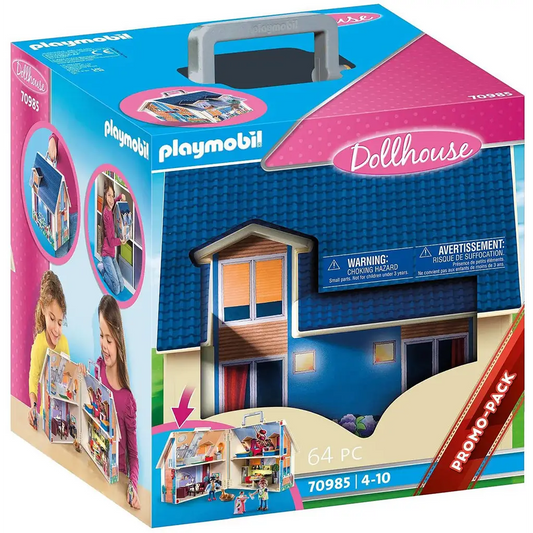 Playmobil Take Along Modern Doll House 70985 (for Kids 4 -