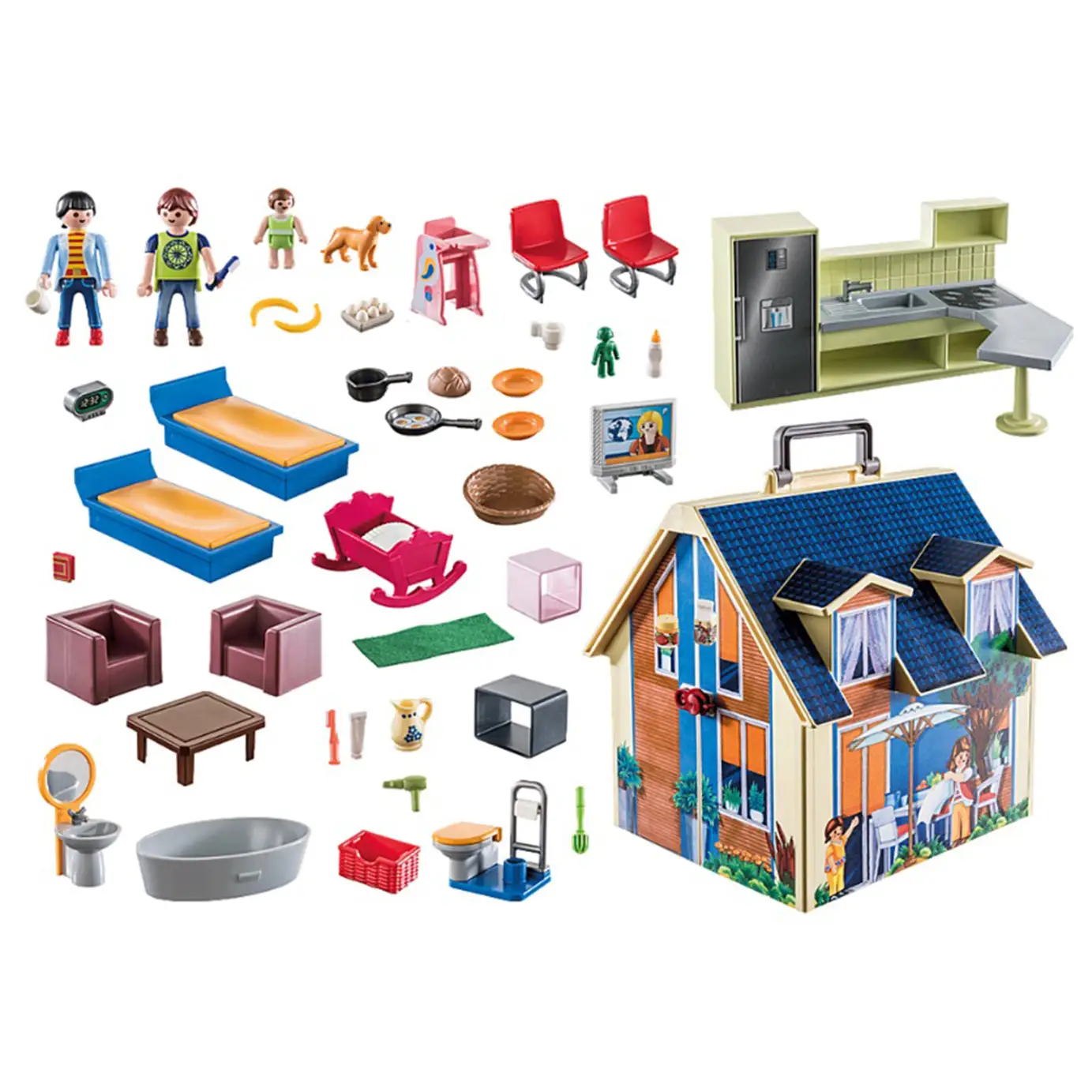 Playmobil Take Along Modern Doll House 70985 (for Kids 4 -