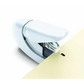 Plus Paper Clinch Staple Free Compact Stapler Glossy White