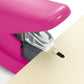 Plus Paper Clinch Staple Free Compact Stapler Pink 31253 -