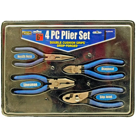 Power Pro Craft 4 Piece 6 Plier Set GJP4 - Misc