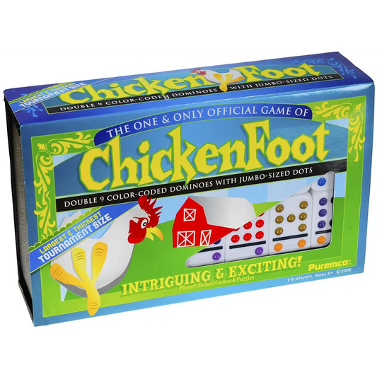 Puremco Chickenfoot Premium Tournament Size Dominoes 54904