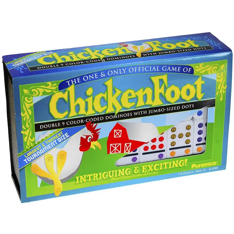 Puremco Chickenfoot Premium Tournament Size Dominoes 54904