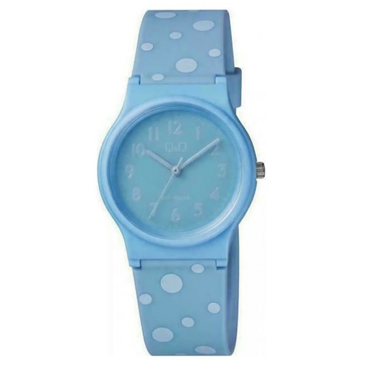QQ Analog Light Blue Pocodot With Hour Markers 100 Meter