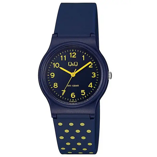 QQ Analog Navy Pocodot With Numbers 100 Meter Watch - Misc