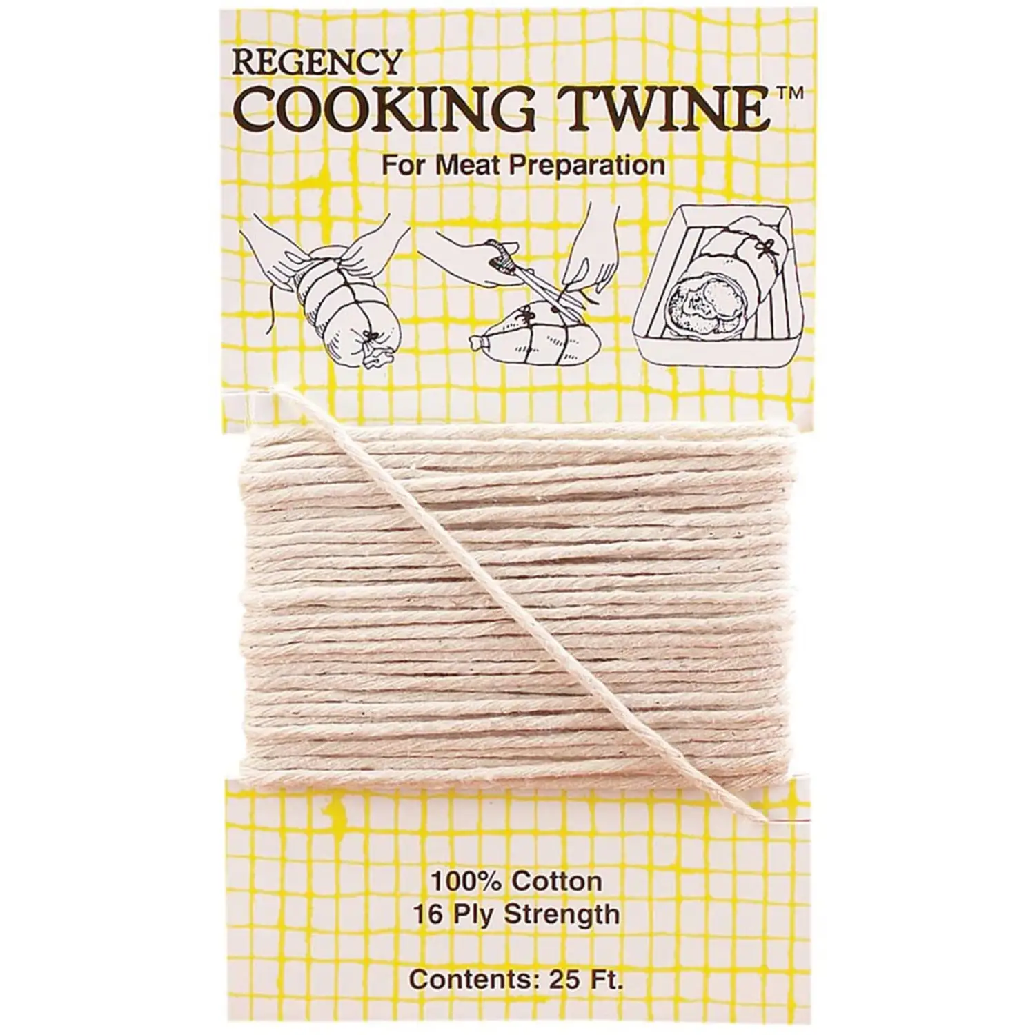 Regency 25ft 100% Cotton Cooking Twine 60606 - Misc