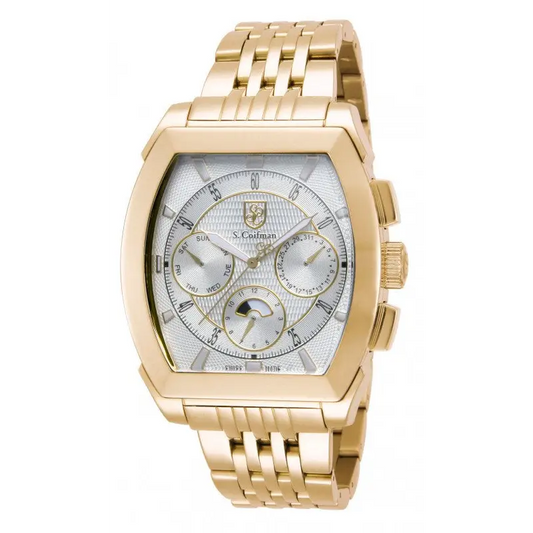 S. Coifman Men’s Chronograph Quartz Gold Plated Stainless
