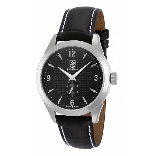 S. Coifman Men’s Chronograph Quartz Stainless Steel Black