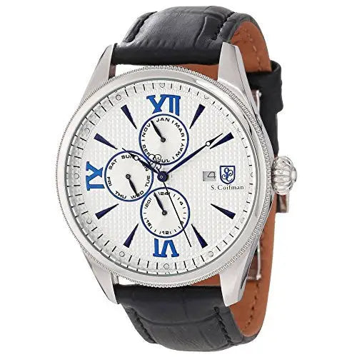 S. Coifman Men’s Chronograph Quartz Stainless Steel Black