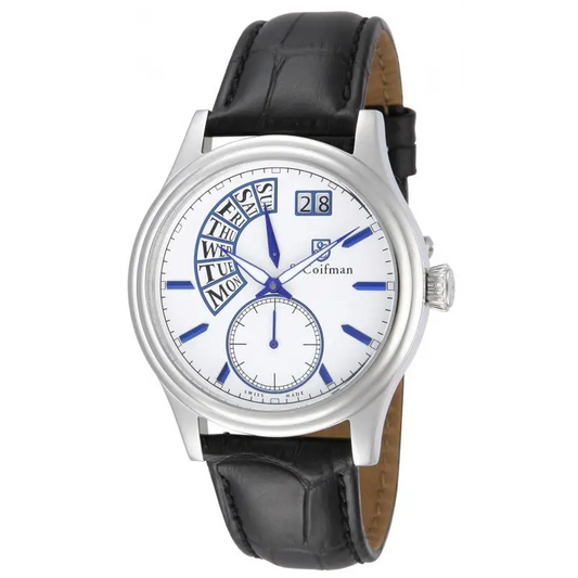 S. Coifman Men’s Chronograph Quartz Stainless Steel Black