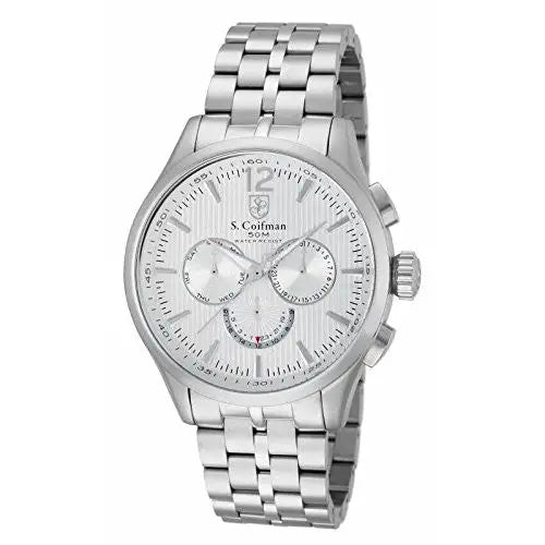 S. Coifman Men’s Chronograph Quartz Stainless Steel Watch