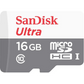 SanDisk Ultra 16 GB Micro SDHC UHS-I Memory Card w/ Adapter