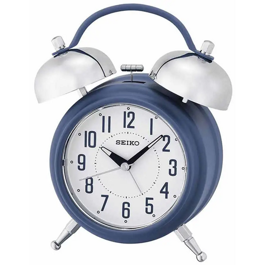 Seiko Classic Bell Alarm Clock Blue QHK051LLH - Misc