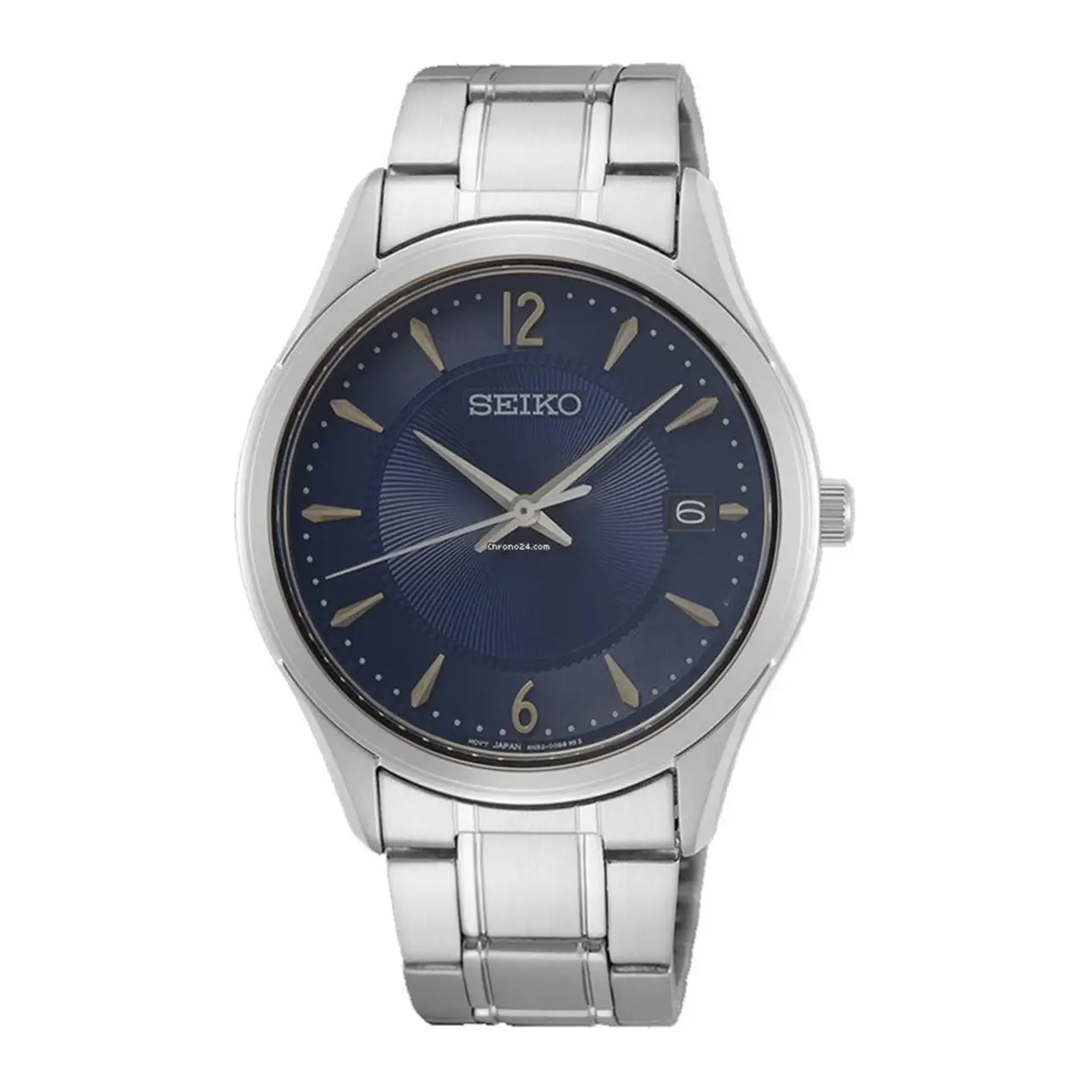 Seiko Essential SUR419 Stainless Steel Blue Dial Men’s Watch