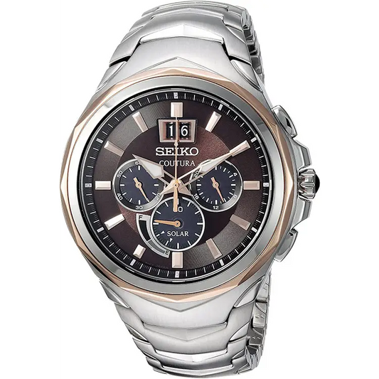 Seiko Men’s ’COUTURA Chronograph’ Quartz Stainless Steel