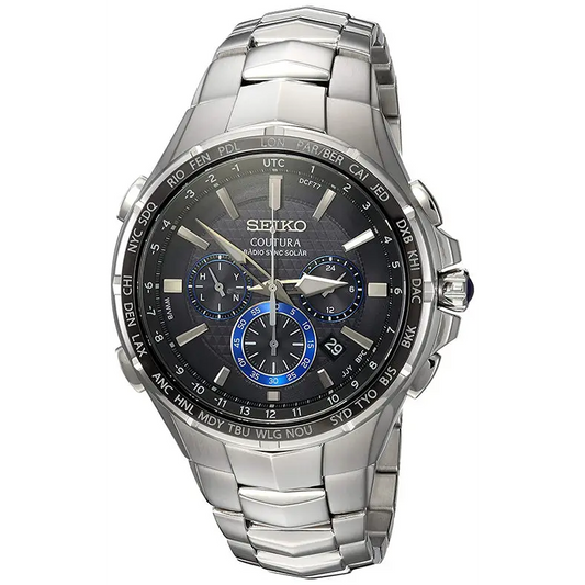 Seiko Men’s COUTURA Japanese-Quartz Watch