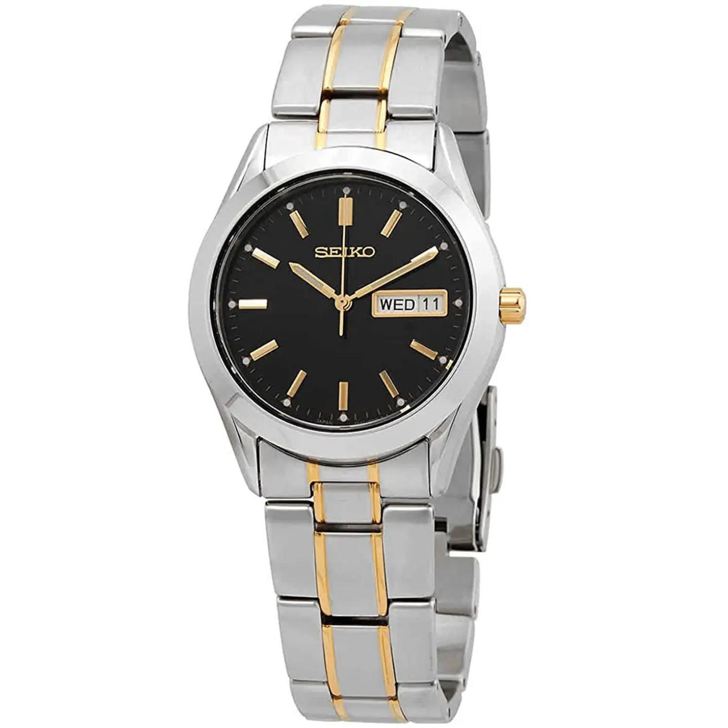 Seiko Men’s Essentials Quartz 100m Two Tone Stainless Steel