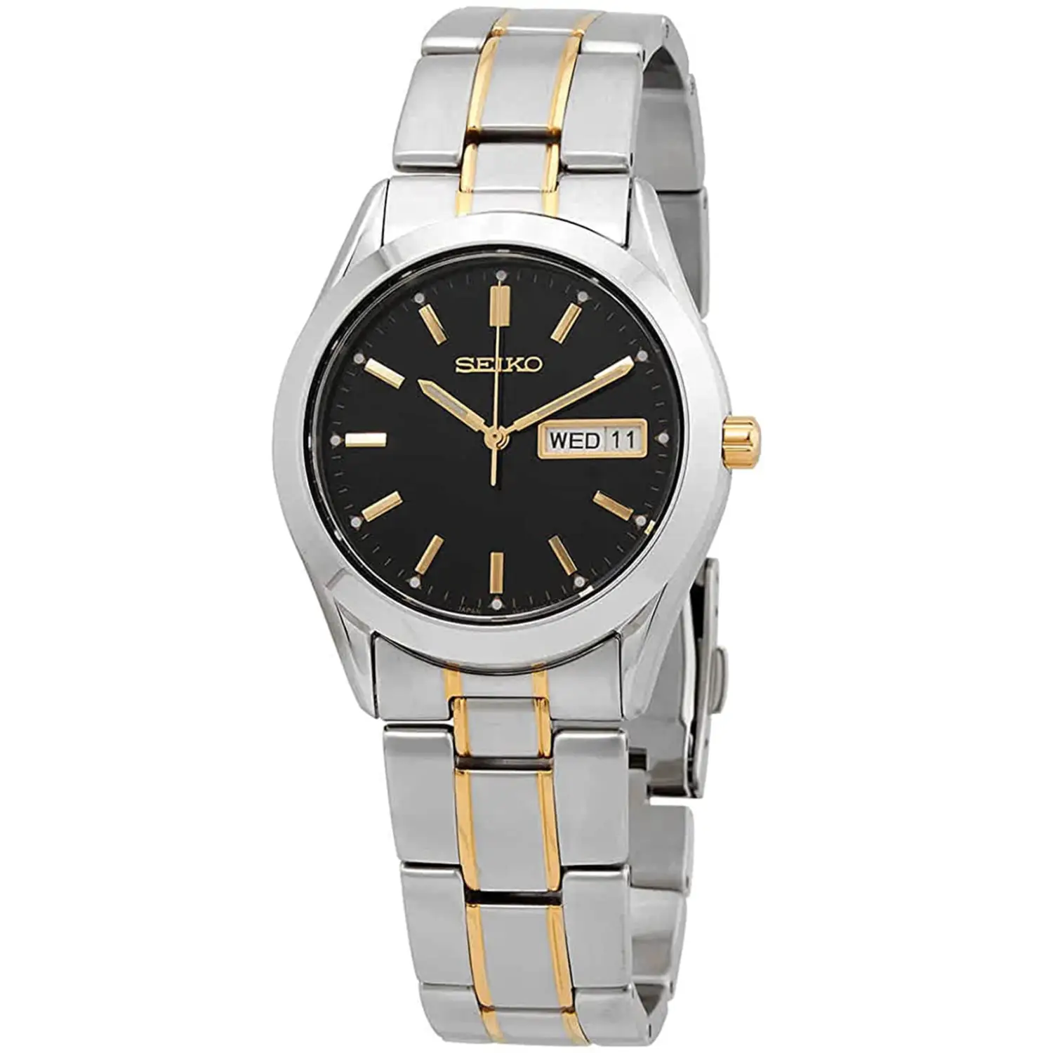 Seiko Men’s Essentials Quartz 100m Two Tone Stainless Steel