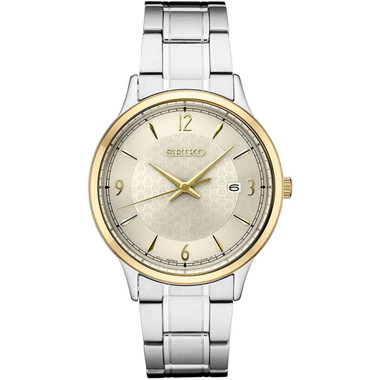 Seiko Men’s Japanese Quartz Stainless Steel Strap Silver