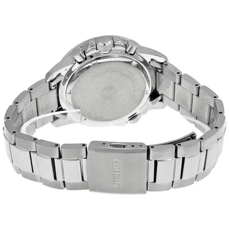 Seiko Men’s Prospex Solar Chrono 100m Stainless Steel Watch