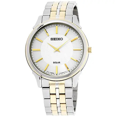 Seiko Men’s Quartz Stainless Steel Two Tone Watch SUP864 -