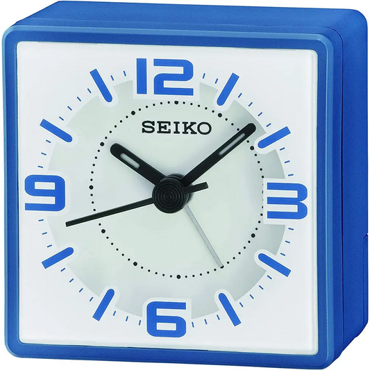 Seiko Sei Quartz Bedside Quiet Sweep Sporty Beep Alarm Clock
