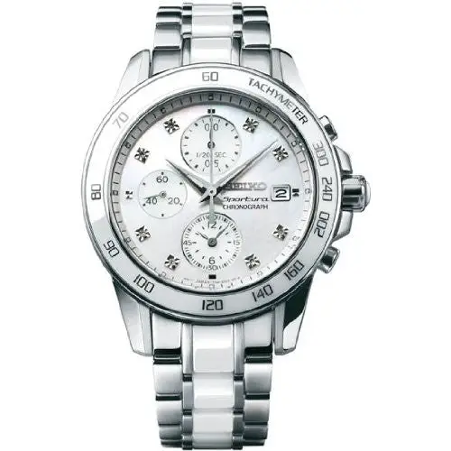 Seiko Sportura Chronograph with Date Women’s Watch SNDX95 -