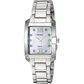 Seiko Women’s Analog Solar MOP Diamonds Stainless Steel