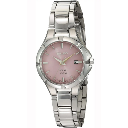 Seiko Women’s Analog Solar Powered 100m Stainless Steel