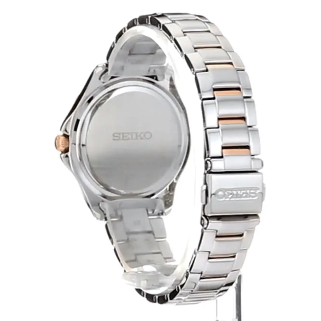 Seiko Women’s Diamond Solar Quartz Stainless Steel Casual