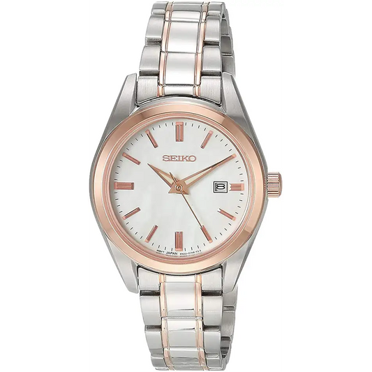 Seiko Women’s Essentials Japanese Quartz With Steel Two Tone