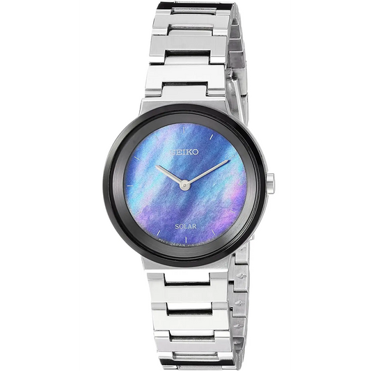 Seiko Women’s Essentials Solar Powered MOP Stainless Steel