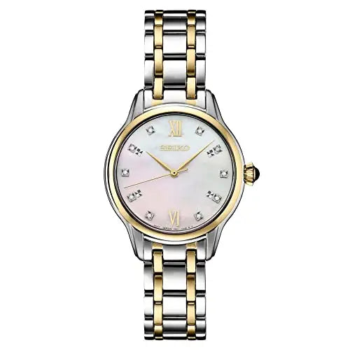 Seiko Women’s Japanese Quartz Dress Watch with Stainless
