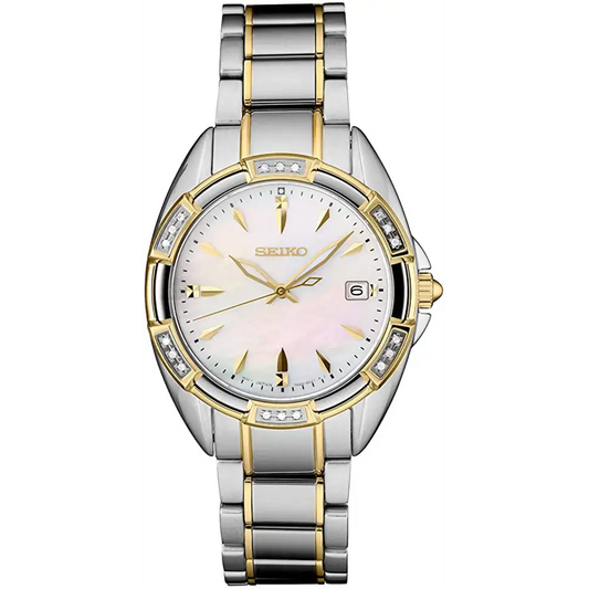 Seiko Women’s Japanese Quartz Stainless Steel Strap Two Tone