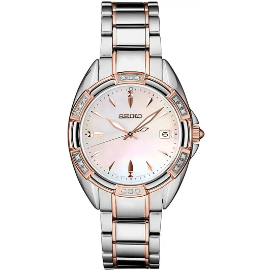 Seiko Women’s Japanese Quartz Stainless Steel Strap Two Tone