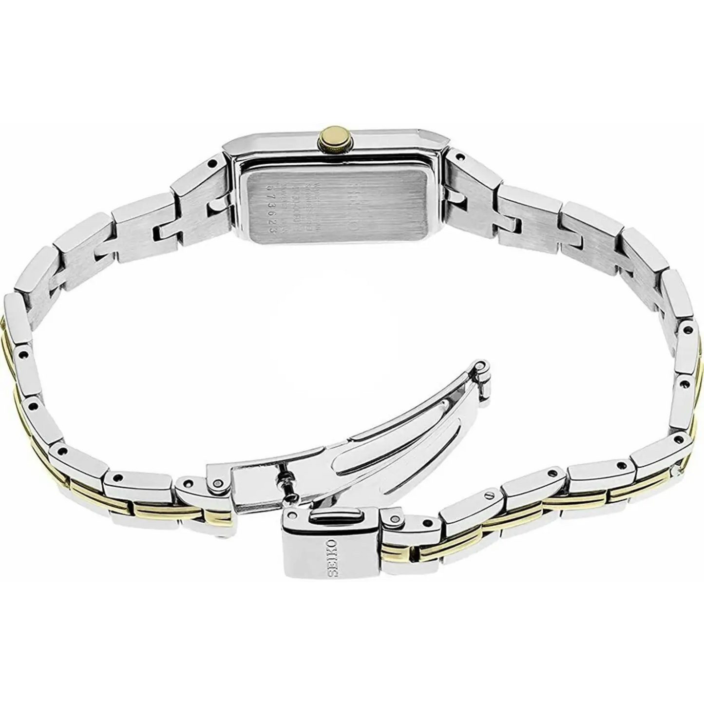 Seiko Women’s Quartz White Dial Two Tone Stainless Steel