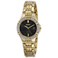 Seiko Women’s Solar Crystal Accents Gold Tone Stainless