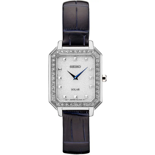 Seiko Women’s Stainless Steel Japanese Quartz Leather